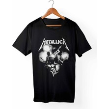 Alfa Metallica Çocuk Siyah Tişört