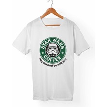 Alfa Starbucks Çocuk Beyaz Tişört