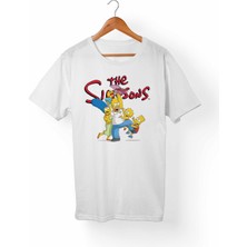 Alfa The Simpsons Çocuk Beyaz Tişört