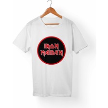 Alfa Iron Maiden Çocuk Beyaz Tişört