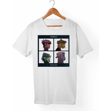 Alfa Gorillaz Çocuk Beyaz Tişört
