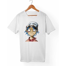 Alfa Gorillaz Çocuk Beyaz Tişört