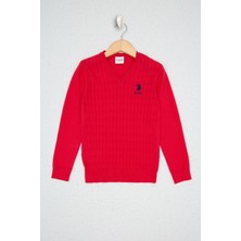 U.S. Polo Assn. Pembe Basic Triko Kazak 50207020-VR023