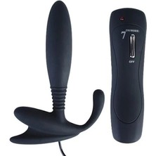 Pretty Love 7 Modlu Anal ve Vajinal Vibratör Zenci Silikon Anal Tıkaç