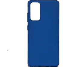 Kılıfist Samsung Galaxy S20 Fe Kılıf Biye Esnek Mat Silikon Kamera Korumalı Mavi