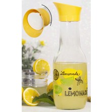 Limon Desen 1000 Cc. (1lt.) Cam Karaf Sürahi, Su Şişesi