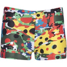 Arena B Camouflage Jr Short Çocuk Çok Renkli Yüzücü Mayosu 002952500