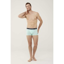 U.S. Polo Assn. Erkek Lacivert - Mint - Antrasit Melanj 3'lü Boxer 80446