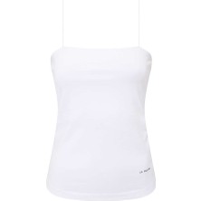 U.S. Polo Assn. Kadın Beyaz İp Askılı Atlet 66276