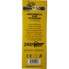 Pars 5000 Power Fön ve Saç Kurutma Makinesi