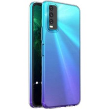 Microcase Vivo Y20 Ince 0.2 mm Soft Silikon Kılıf - Şeffaf