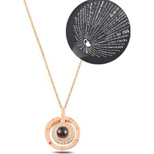 Htc Gümüş Sepeti 100 Dilde Seni Seviyorum Kadın Gümüş Kolye