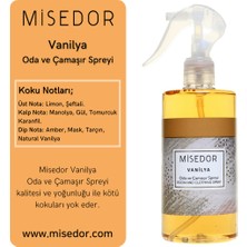 Misedor 2 Li Set Beyaz Sabun ve Vanilya Oda Kokusu ve Çamaşır Spreyi 330 ml