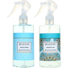 Misedor 2 li Set Beyaz Sabun ve Oriental Mix Oda Kokusu 330 ml