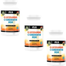 FLX Glukosamine Kondroitin Msm  Vitamin D 3 Kutu 180 Tablet