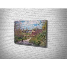 Tablo 360 Sisley- Soleil Dhiver A Veneux-Nadon Kanvas Tablo