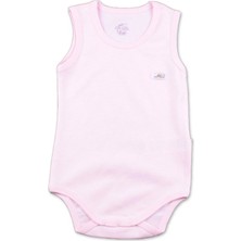 KitiKate Boze Albimini Minidamla Penye Askılı Body (2-4 Yaş) 43154 Pembe