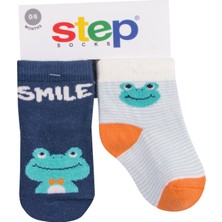 Step 2li Smile Frog Soket Çorap 10150 Karışık Renkli