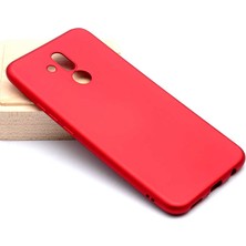 kilifone - Huawei Mate 20 Lite - Kılıf Mat Soft Premier Silikon Kapak - Kırmızı - T5892