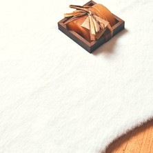 Tappeto Rex Tavşanı Kısa Tüylü Post Peluş Beyaz