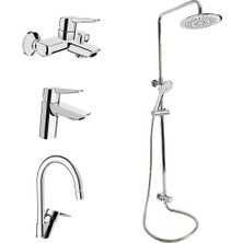 Artema Solid S Batarya Seti, Punto Plus 3c Tepe Duş Takımı A45718