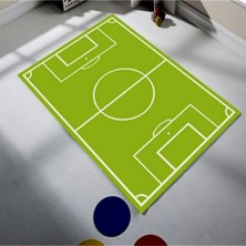 İnka Halı Yıkanabilir Kaymaz Dot Taban Dijital Baskı Çocuk Halısı MRC367