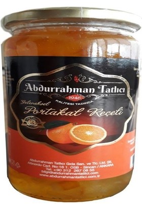 Abdurrahman Tatlıcı Portakal Reçeli 620 G Cam Kavanoz