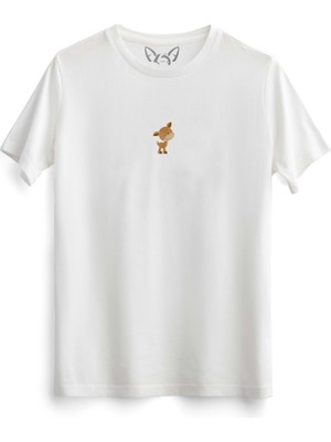 Alfa Tshirt  Animal Baskılı Beyaz Tshirt