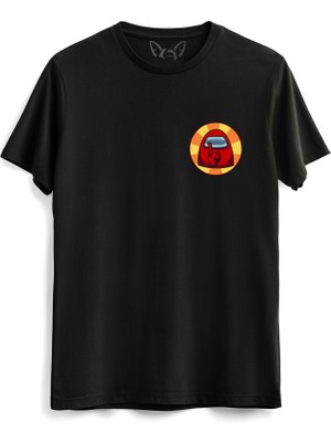 Alfa Tshirt Among Us Siyah Tshirt