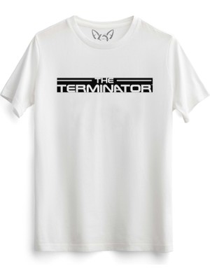 Alfa Tshirt Terminatör Beyaz Tshirt