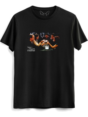 Alfa Tshirt How I Met Your Mother Baskılı Siyah Tshirt