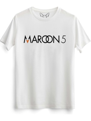 Alfa Tshirt Maroon 5 Beyaz Tshirt