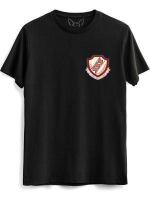 Alfa Tshirt Angel Beats Dijital Baskılı Siyah Tshirt