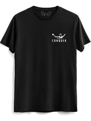 Alfa Tshirt Arnold Schwarzenegger Resimli Dijital Baskılı Siyah Tshirt