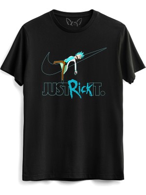 Alfa Tshirt Just Rick It Siyah Tshirt