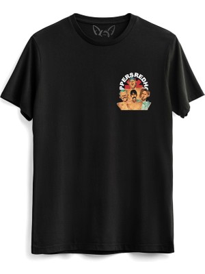 Alfa Tshirt Red Hot Chilli Peppers Baskılı Siyah Tshirt