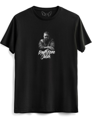 Alfa Tshirt Rag'n'bone Man Resimli Baskılı Siyah Tshirt