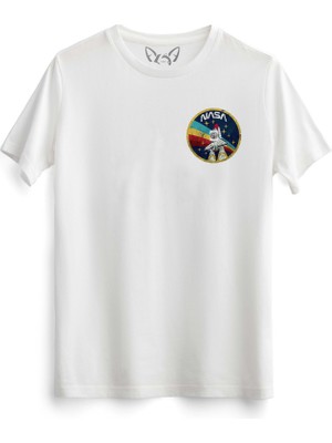 Alfa Tshirt Nasa Beyaz Tshirt