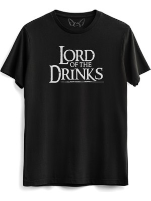 Alfa Tshirt Lord Of Drinks  Siyah Tshirt