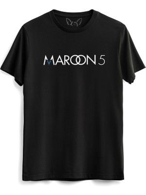 Alfa Tshirt Maroon 5 Baskılı Çocuk Siyah Tshirt
