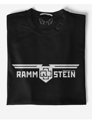 Alfa Tshirt Rammstein Resim Baskılı Çocuk Siyah Tshirt