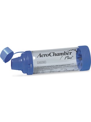 Aerochamber Plus Flow-Vu Mavi Maskesiz