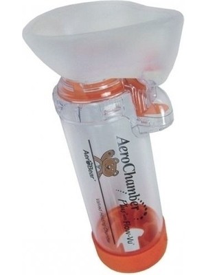 Aerochamber Plus Flow-Vu Turuncu 0-18 Ay