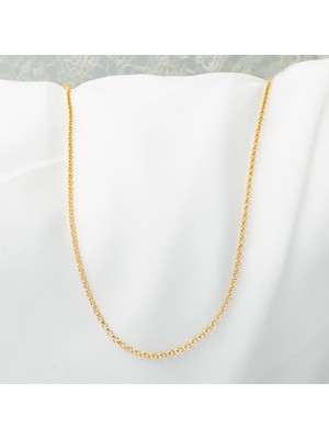 Bilezikci Doç 22 Ayar Altın Zincir 55 cm