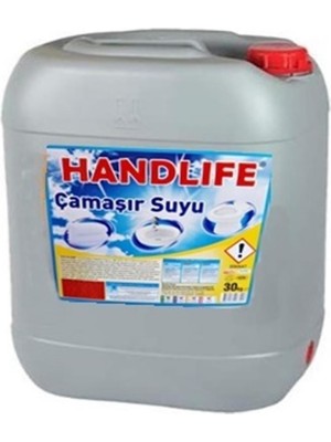 Geseus Hantlıfe Çamaşır Suyu Musluk Çıkışlı Bidon 30 kg