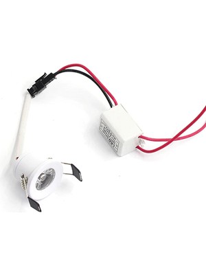 Cata CT-5270 1,5W/6400K Saten Yıldız Spot (Beyaz)Cata