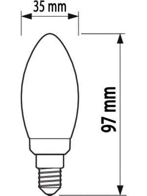 Philips 4,3W (40W) Rustik LED Mum Ampul Sarı Şeffaf Cam (3 Adet)