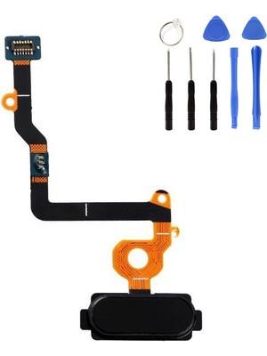 Telefon Kulübesi Samsung J720 J7 2017 Uyumlu Home Tuş Bordu + Tamir Seti Gümüş