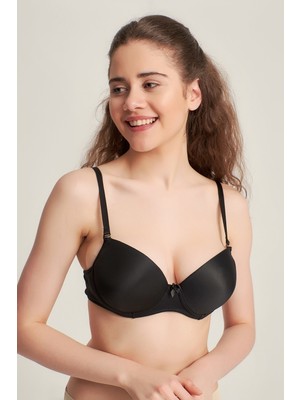 Pemilo Kadın 3050609 Yarım Destekli Sütyen Siyah