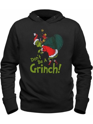 Alfa Tshirt Grinch Siyah Çocuk Sweatshirt